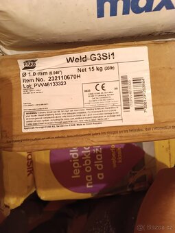 Svařovací drát ESab weld G3si1 - 3
