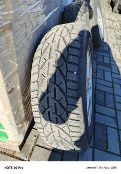 Prodám AL disky 5x114,3 R17 se zimními pneu - 3