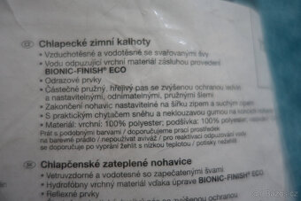 Lyžařské kalhoty 122/128 - 3