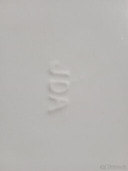 Velká keramická mísa 36 cm – retro 60.–70. léta, zlatý dekor - 3