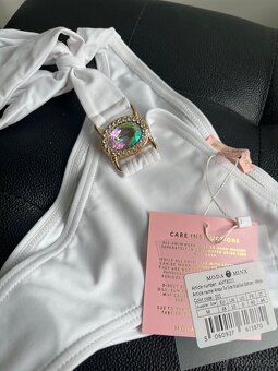 Bílé plavky diamond vel. M, nové s visačkou - 3