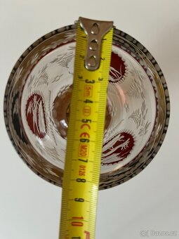 Nádherný starožitný pohár s mysliveckým motivem - 3