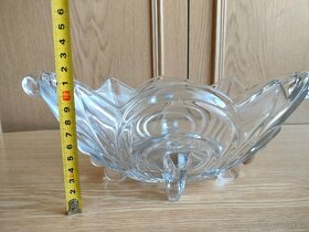 Skleněná mísa na nožičkách - 3