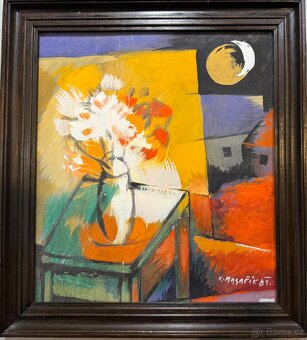 obraz K.Masařík Zátiší s květinami - 3