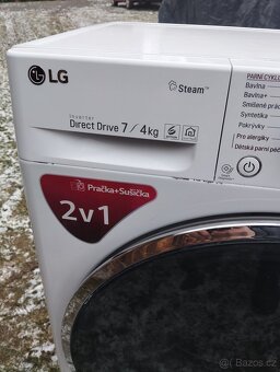 Pračka LG 2v1pěkný stav - 3