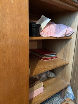 2ks nástavců skříní s policemi, sektor 60. léta, pěkný stav - 3