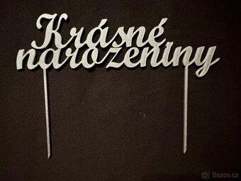 3D tisky - ZÁPICHY NA DORT - 3