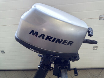 Lodní motor Mariner-Mercury 5 4t dl.noha skvělý stav - 3
