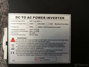 Měnič 24V na 230V 300W (150W) - 3
