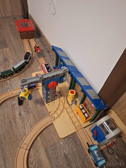 Dvě velké sady vláčkodráhy Woody a mašinky Tomáš - 3