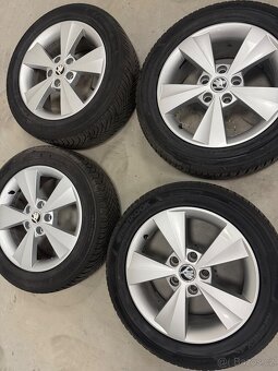 Alu kola Octavia 3 5x112 r16 pneu 205/55 r16 et 46 - 3