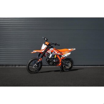 Pitbike Leramotors Thunder 125, poloautomat, 14/12, orange - 3