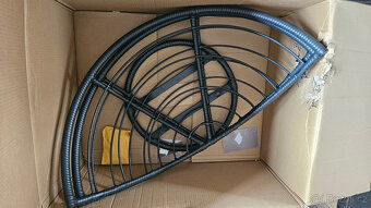 Tectake Křeslo zahradní Gargano, ratan, černá - 3