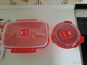 Kuchyňské pomůcky sada 4 ks,svačinové nádobí do mikrovlnky - 3