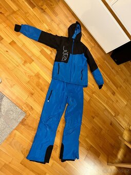 Zimní lyžařská souprava a termo oblečení vel 158-164 - 3