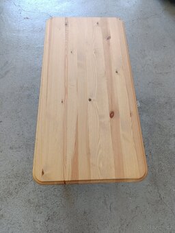 Nový borovicový masivní stůl. - 3