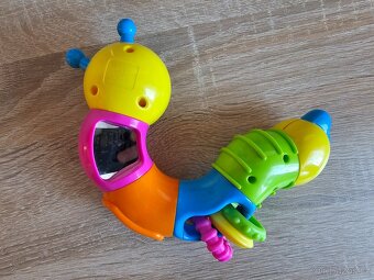 Chrastítko Housenka Modrá - Hola - 3