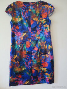 Dámské letní barevné pouzdrové šaty - 3