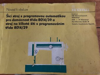 Prodám šicí stroj Veritas - skříňkový - 3