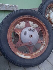 Kola Čz 175/501,502, prase, rikša + top brzd.štít(kompletní) - 3