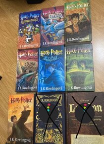 Škola noci 1- 12 komplet +  novely, Harry Potter - 3