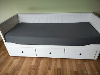 PRODÁNO. Ikea rozkládací postel Hemnes + 2x matrace - 3