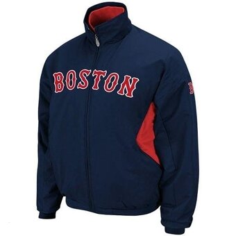 Baseballová bunda Boston Red Sox Majestic Authentic - 3