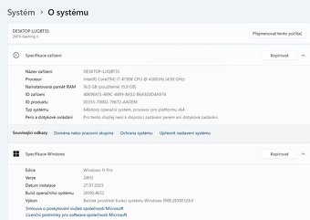 Evolveo Z97X-Gaming 3,i7-4790K,WIN 11,SSD 120GB+HDD 1TB,RAM - 3