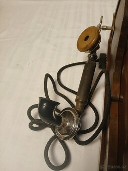 Starožitný nástěnný telefon - 3