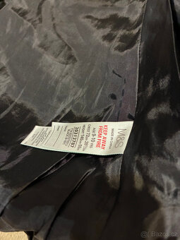 Černý zimní kabát, bunda velikost 134/140 Marks & Spencer - 3