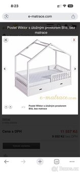 Dětská domečková postel Wiktor s úložným prostorem - 3