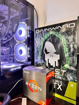 Herní PC RTX 3060 | Ryzen 7 | Vodní chlazení s LCD - 3