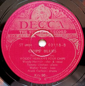 WOODY HERMAN, šelakové gramodesky Decca z let 1940 a 1941 - 3