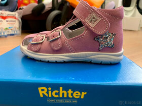 Nové kožené sandále Richter - 3