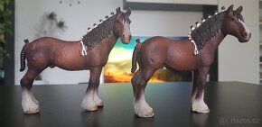 Schleich koně clydesdale, percheron, ardénský kůň, norický k - 3