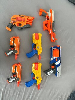 NERF sbírka – 16 blasterů + 150+ nábojů – MEGA, Modulus, Zom - 3