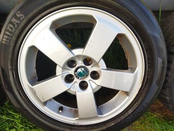 Prodám sadu originálních disků Škoda R16 5X100 - 3