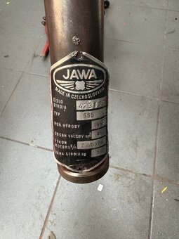 Rám a díly Jawa 555 - 3