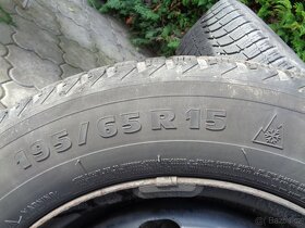 PLECHOVÁ KOLA FORD 5 X 108 R 15 + ZIMNÍ PNEU - 3