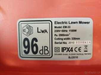 Elektrická sekačka DOLMAR - 3
