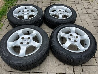 4x alu disky 4x100 R14, letní pneu 70% - 3