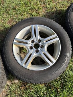 4x Alu kola 5x100 r15, ET 48, 6JJx15 + pneu 195/65 R-15 - 3