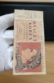 20kčs 1949 II. Vydání - Neperforovaná - 3