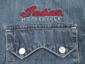motocyklová džínová košile INDIAN MOTORCYCLE L - 3