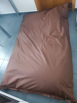 Sedací vak / pytel 144 x 180 cm hnědý - 3