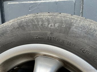 Alu kola s pneumatikami 5,5J, R14, ET4,18, z Peugeot 406 - 3