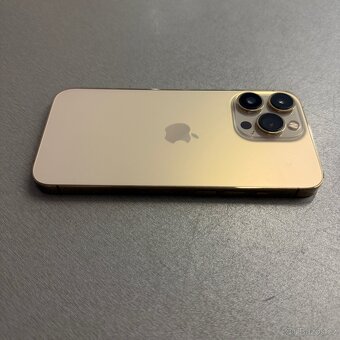 iPhone 13 Pro 128GB gold, 100% baterie, rok záruka - 3
