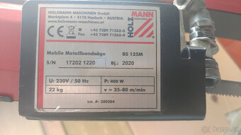 Pásova pila na kov Hollzman BS 125m - 3