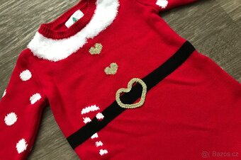 Vánoční šaty, vel. 80/86 - 3