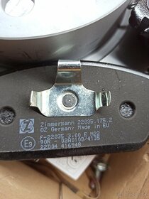 Přední brzdové destičky Zimmermann 22035.175.2 - 3